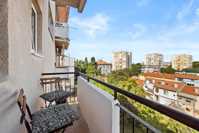 Jellyfish apartman, balkon