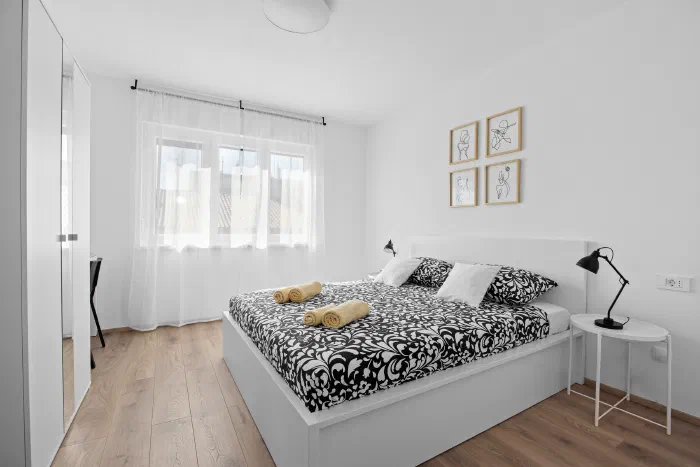 Jellyfish apartman, spavaća soba