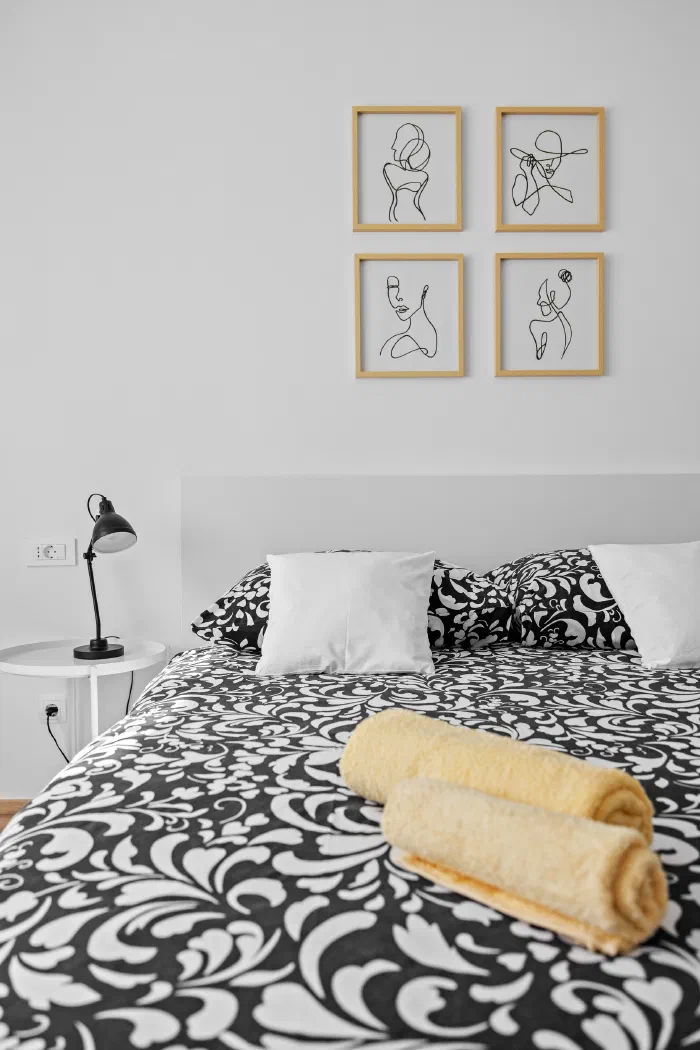 Jellyfish apartman, spavaća soba