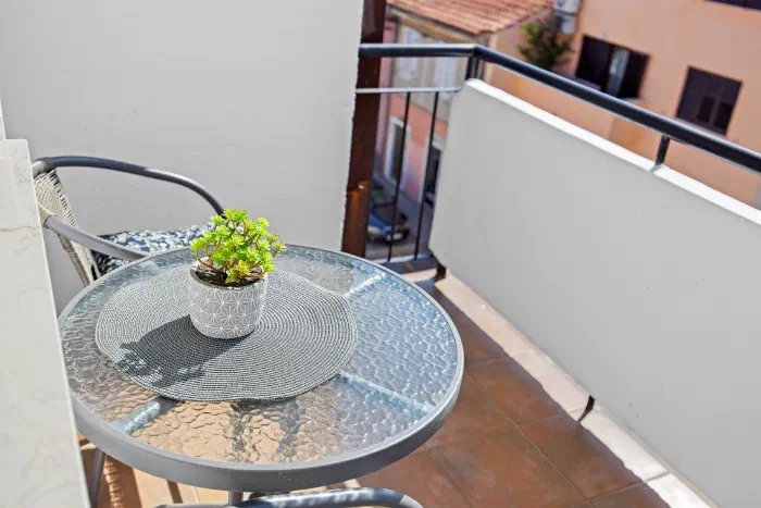 Jellyfish apartman, balkon
