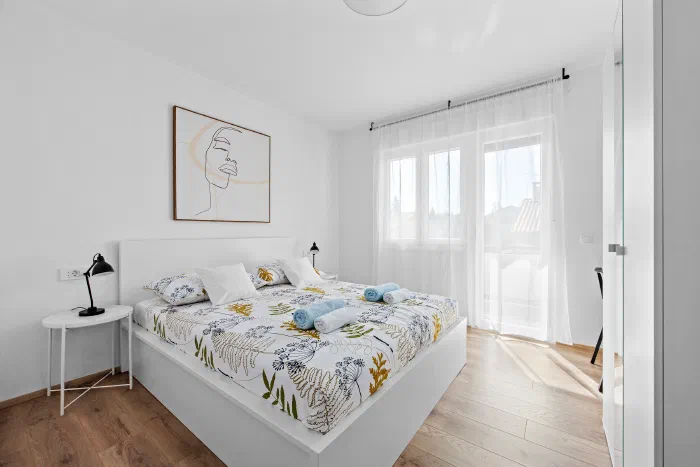 Jellyfish apartman, spavaća soba