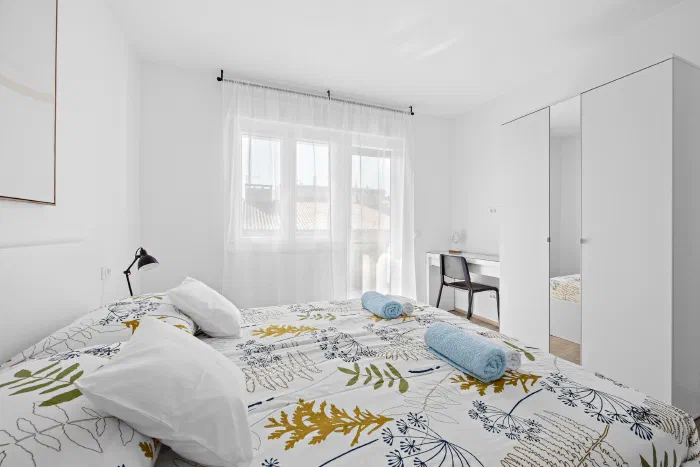 Jellyfish apartman, spavaća soba