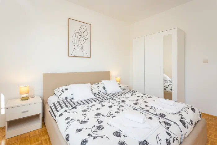 Starfish apartman, spavaća soba
