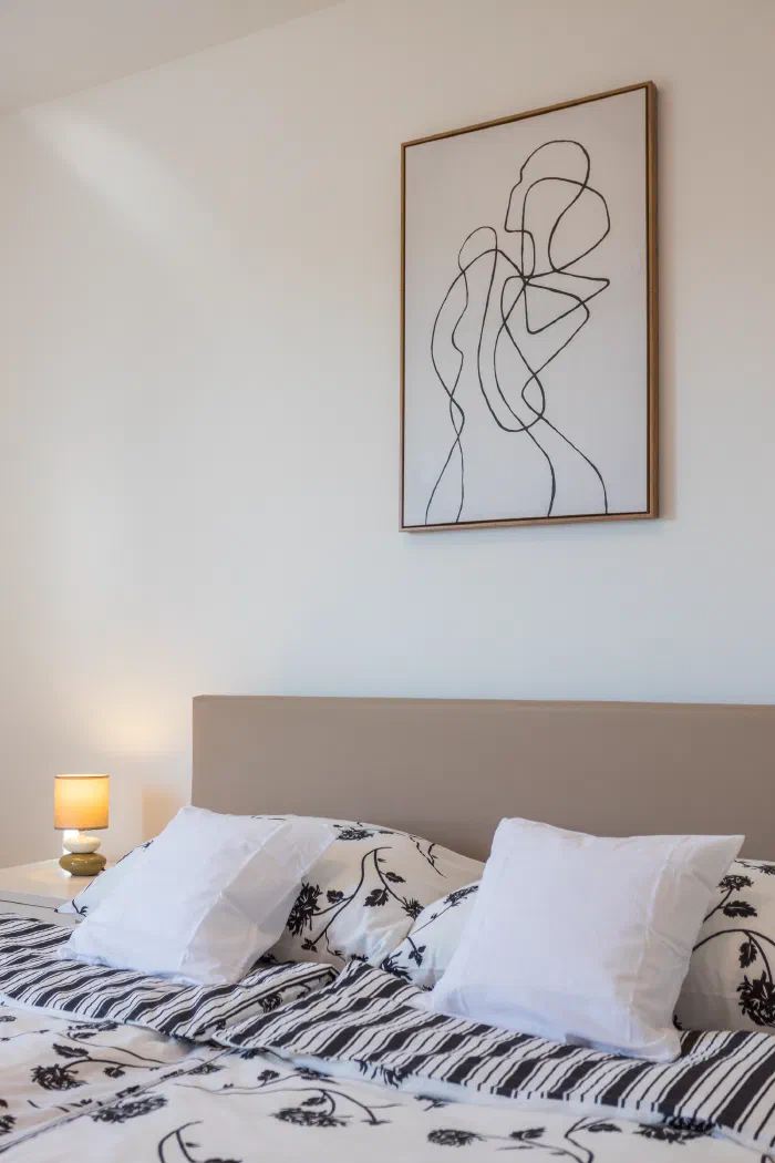 Starfish apartman, spavaća soba